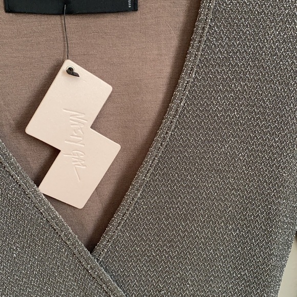 Nasty Gal metallic mini dress - Picture 3 of 3